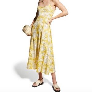 Rebecca Taylor yellow floral empire dress. Never worn perfect condition